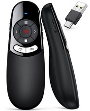 2 in 1 Type C and USB Presentation Clicker Powerpoint Presentations for Mac,PC picture