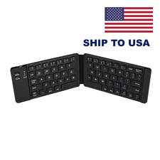 Russian/Hebrew/Spanish/Portuguese/Korean Folding Rechargeable Bluetooth Keyboard picture