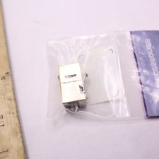 Black Box CAT5e Shielded Straight-Pin Keystone Coupler Silver FM593 picture