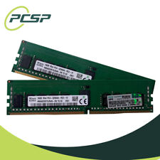 32GB RAM Kit- HPE Hynix 2x16GB PC4-3200AA-R 1Rx4 DDR4 RDIMM HMA82GR7DJR4N-XN picture