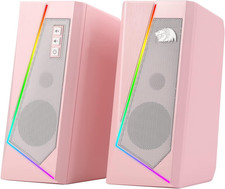 GS520 RGB Desktop Speakers, 2.0 Channel PC Computer Stereo Speaker with 6 Colorf picture
