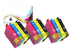 12 Ink Cartridge Fits Epson Stylus S22 SX125 SX130 SX425W SX445W SX438W Printers picture