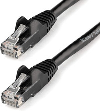 Startech 12Ft CAT6 Ethernet Cable - Black CAT 6 Gigabit Ethernet Wire -250Mhz 10 picture
