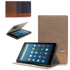For Amazon Fire HD 8 6/7/8th Gen Leather Flip Slim Smart Stand Wallet Case Cover picture