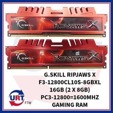 G.SKILL F3-12800CL10S-8GBXL 16GB (2 X 8GB) PC3-12800=1600MHZ GAMING RAM #150675# picture