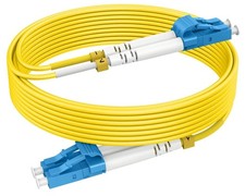 RamboCables-OS2 LC LC Single Mode Fiber Patch Cables, 15ft/5m, 10Pack picture