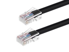 Monoprice Cat5e Ethernet Patch Cable - 10ft - Black, RJ45, 350Mhz, UTP, 24AWG picture
