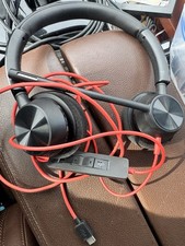 Poly Blackwire 3320 Stereo  USB-C Headset +USB-C/A Gaming Microsoft Team's Etc picture