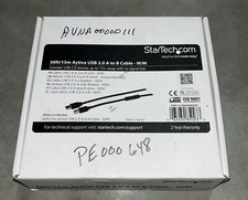 StarTech 15m / 50 ft Active USB 2.0 A to B Cable M/M USB2HAB50AC *NEW* picture