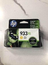 HP 933XL Yellow Inkjet Printer Ink Toner Cartridge Lot of 4, Nov 23x3 Jan 23 X1 picture