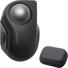 ELECOM bitra M-MT2MRSABK Quiet Trackball Mouse Bluetooth & 2.4GHz Wireless Black picture