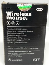 INPHIC Wireless Mouse, Slim Silent Click Rechargeable 2.4G Wireless Mice 1600DPI picture
