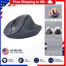 ELECOM EX-G Bluetooth Wireless Ergonomic Mouse Silent Click 2000 DPI Black picture