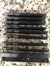 Lot 10 Black Bezel faceplate for 12.7mm Optical Drive (CD/DVD logo) picture