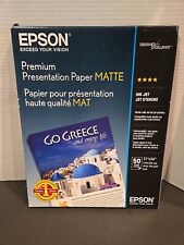 Epson Premium Matte Presentation Paper, 11 x 14, 50 Sheets/Pack - S041468 picture