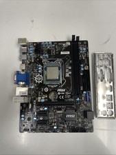 MSI H81M-E34 Mini-ATX LGA 1150 DDR3 HDMI VGA DVI Motherboard + cpu picture