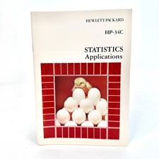 HP-34C Statistics Applications Book 1980 00034-90033 for Vintage Calculators picture