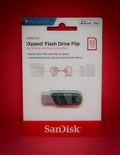 Sandisk iXpand Flash Drive Flip 32Gb for iPhone, iPad and PC USB 3.1 Silver picture