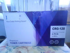 LxTek Premium Laser Toner Cartridge CRG-128 Black 4 Pack New In Box picture