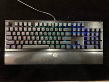 Cyberpower Scorpion K2 RGB Mechanical Gaming Board - Black - Working picture