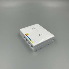 4 Port White Plastic Socket Panel Terminal Box Ftth Optic Fiber Termination Box picture
