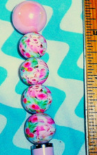 Stylus w/Ballpoint pen All Pink Piggy pen-NEW Cute-When Pig's FLY picture