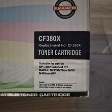4 PACK @  Black CF380X 312X Toner Cartridges For HP Color LaserJet Pro M476 picture