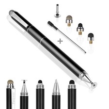 4 In 1 Universal Stylus Pen For Touchscreens With Replaceable Tips And Ballpoint picture