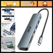 7-in-1 USB C Hub Multi-Port Adapter for Laptop & Mac Type C Devices - Fast Data picture