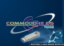 Commodore OS Vision 3.0, Bootable USB Install, Linux Gaming OS, Retro games picture