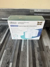 TP-Link Deco X60 Wi-Fi 6 AX3000 Whole Home Mesh Wi-Fi System 3-Pack New Sealed picture