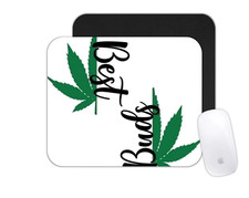 Custom Mouse Pad - Best Buds 420 Weed Theme - Personalized Desk Mat picture