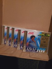Lot Of 5 JVC DVD-RW 4.7GB Data High-Speed 4X Disc VD-W47EU FACTORY SEALED  picture