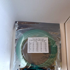 2-Pack NEW 5M OM3 12-Fiber MPO Female to MPO Female Type B Fiber Patch Cables picture