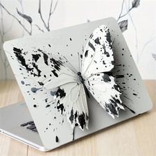 Case Butterfly Splash Sticker 2 Pieces Scratch Resistant DIY Art Case for Laptop picture
