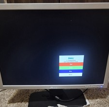DELL SE198WFPv 19 inch Computer Monitor W/ Stand & Cables Tested Works  picture