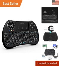 Multi-Function Mini Wireless Keyboard with Touchpad - Ambidextrous QWERTY Design picture
