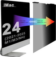 24 Inch Hanging Computer Privacy Screen Protector Compatible with 24-Inch Imac ( picture