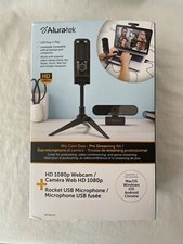 Aluratek  Rocket USB Microphone HD 1080p Webcam Streaming Bundle - NEW / SEALED picture