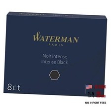 Large Standard Ink Cartridges box of 8 Permanent Black long ink cartridges picture