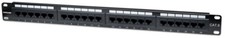 New Intellinet IPP-19C624-1U 520959 Cat6 Patch Panel 24-Port UTP 1U Black picture