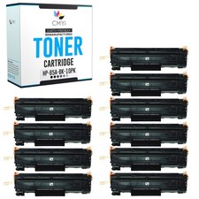 10PK CMYi Replacement 85A Combo Pack Toner Cartridges for HP LaserJet Pro P1107w picture