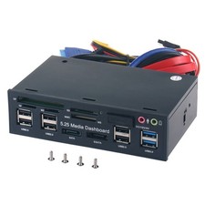 Multi-Function USB 3.0 Front Panel Hub eSATA SATA Port Internal Card Reader picture
