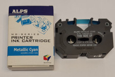 1x ALPS Ink Cassette Ribbon METALLIC CYAN 106040-00 for MD Series Micro Dry picture