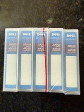 NEW LOT OF 5 Dell N0439 LTO Ultrium 2 Data Cartridge 200GB/400GB DP/N 0J0966 picture