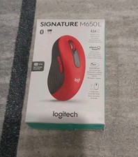 Logitech Signature M650 L Full Size Wireless Mouse For Large Size Red NEW L*** picture
