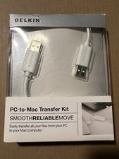 Belkin PC-TO-MAC Transfer kit, Smooth Reliable Move, New picture
