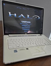 RESTORED RETRO HP GAMING LAPTOP WINDOWS XP DOS BOX DVD PLAYER CD BURNER RARE dv5 picture