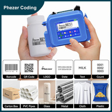 28 Languages 12.7mm Mini Printer PC13 Portable Printer QR Bar Batch Code Date Nu picture