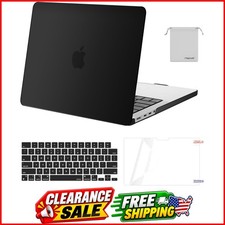 MOSISO Compatible with MacBook Pro 14 inch Case 2025-2021 M5 M4 M3 M2 Black picture
